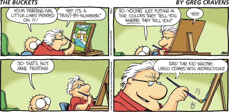 The Buckets by Greg Cravens  on Sun, 20 Apr 2025
