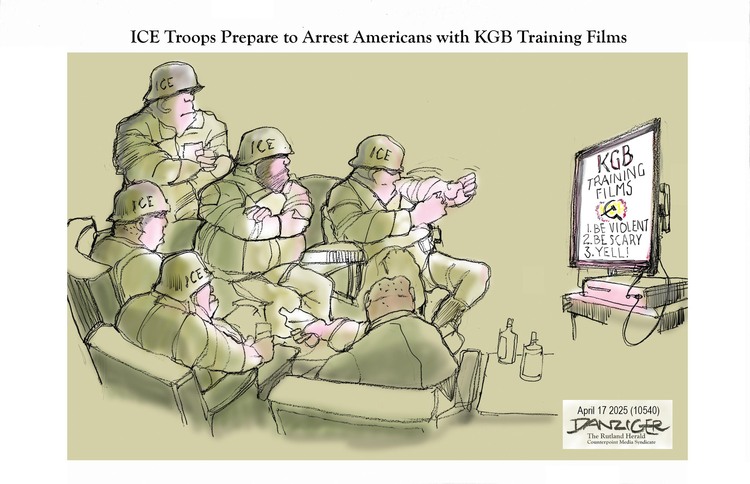 Jeff Danziger by Jeff Danziger on Fri, 18 Apr 2025