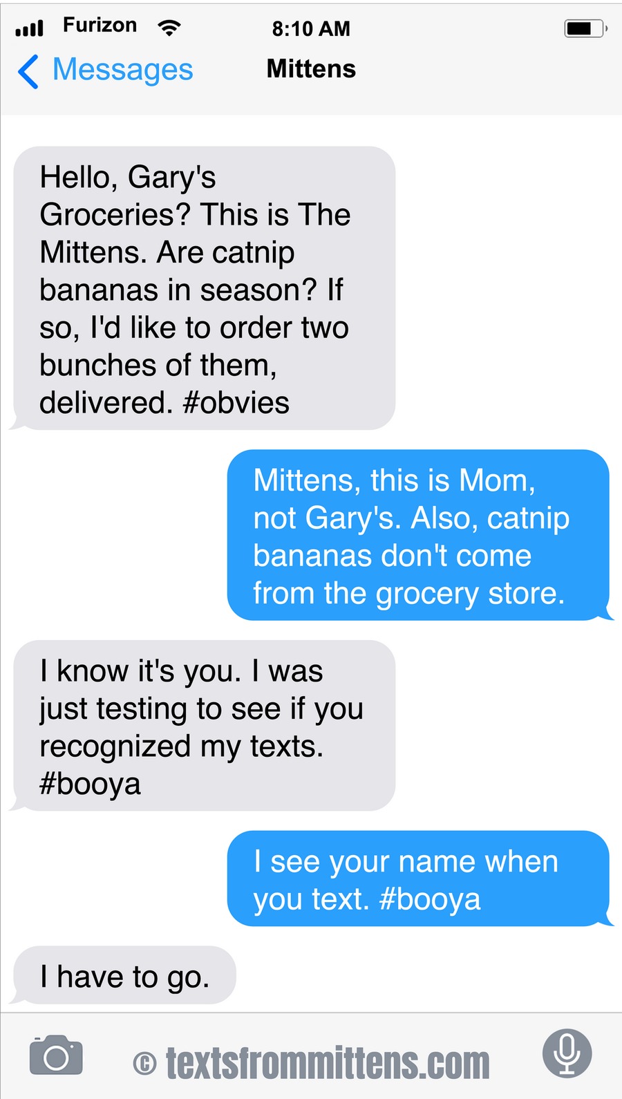Texts From Mittens by Angie Bailey on Sun, 08 Jun 2025