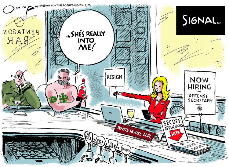 Jack Ohman by Jack Ohman on Tue, 22 Apr 2025