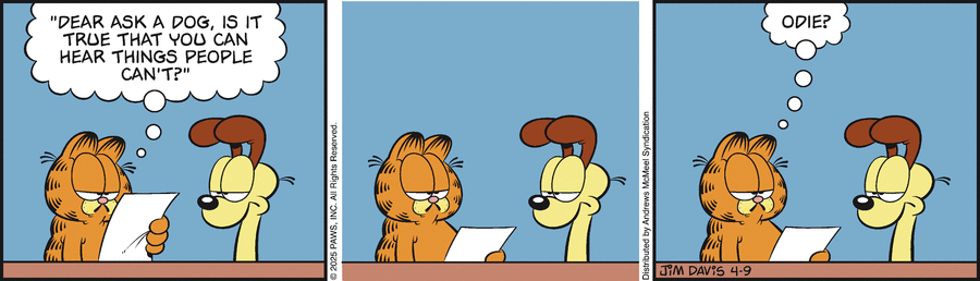 Garfield by Jim Davis on Wed, 09 Apr 2025