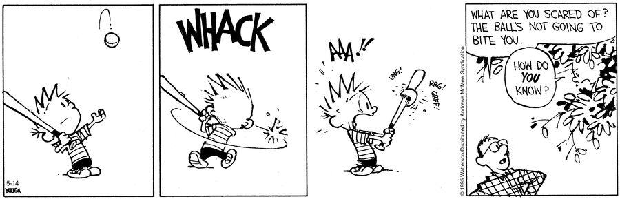 Calvin and Hobbes by Bill Watterson on Wed, 14 May 2025