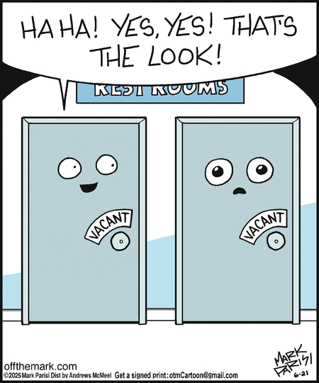 Off the Mark by Mark Parisi on Sat, 21 Jun 2025