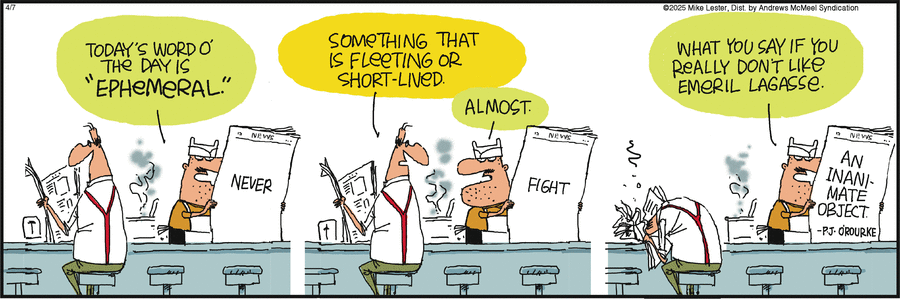 Mike du Jour by Mike Lester on Mon, 07 Apr 2025
