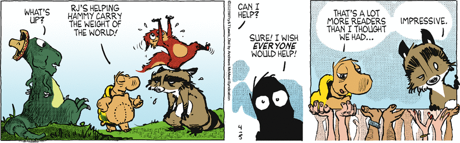 Over the Hedge by Michael Fry and T Lewis on Sat, 05 Apr 2025