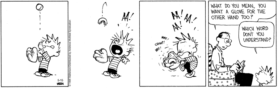Calvin and Hobbes by Bill Watterson on Thu, 15 May 2025