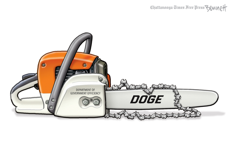 Clay Bennett by Clay Bennett on Tue, 15 Apr 2025