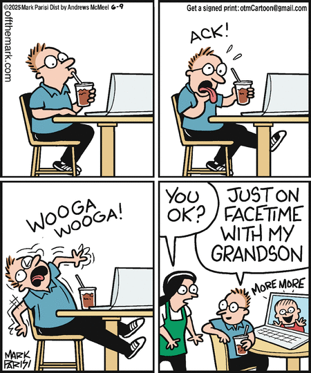 Off the Mark by Mark Parisi on Mon, 09 Jun 2025