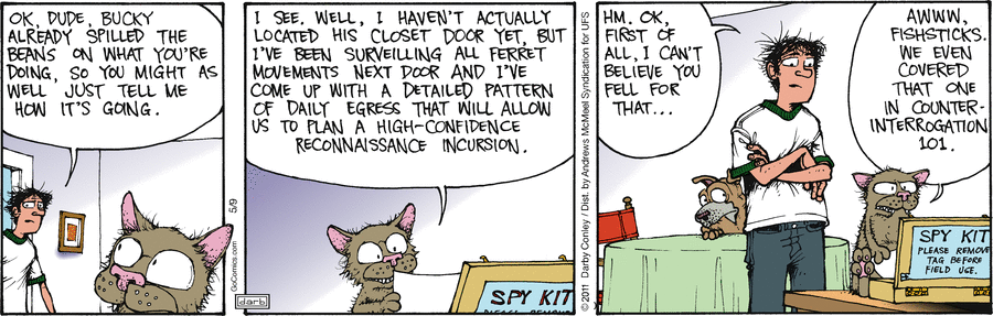 Get Fuzzy by Darby Conley on Fri, 09 May 2025