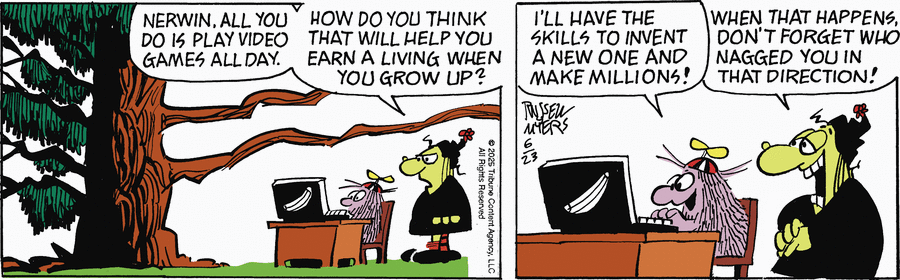 Broom Hilda by Russell Myers on Mon, 23 Jun 2025