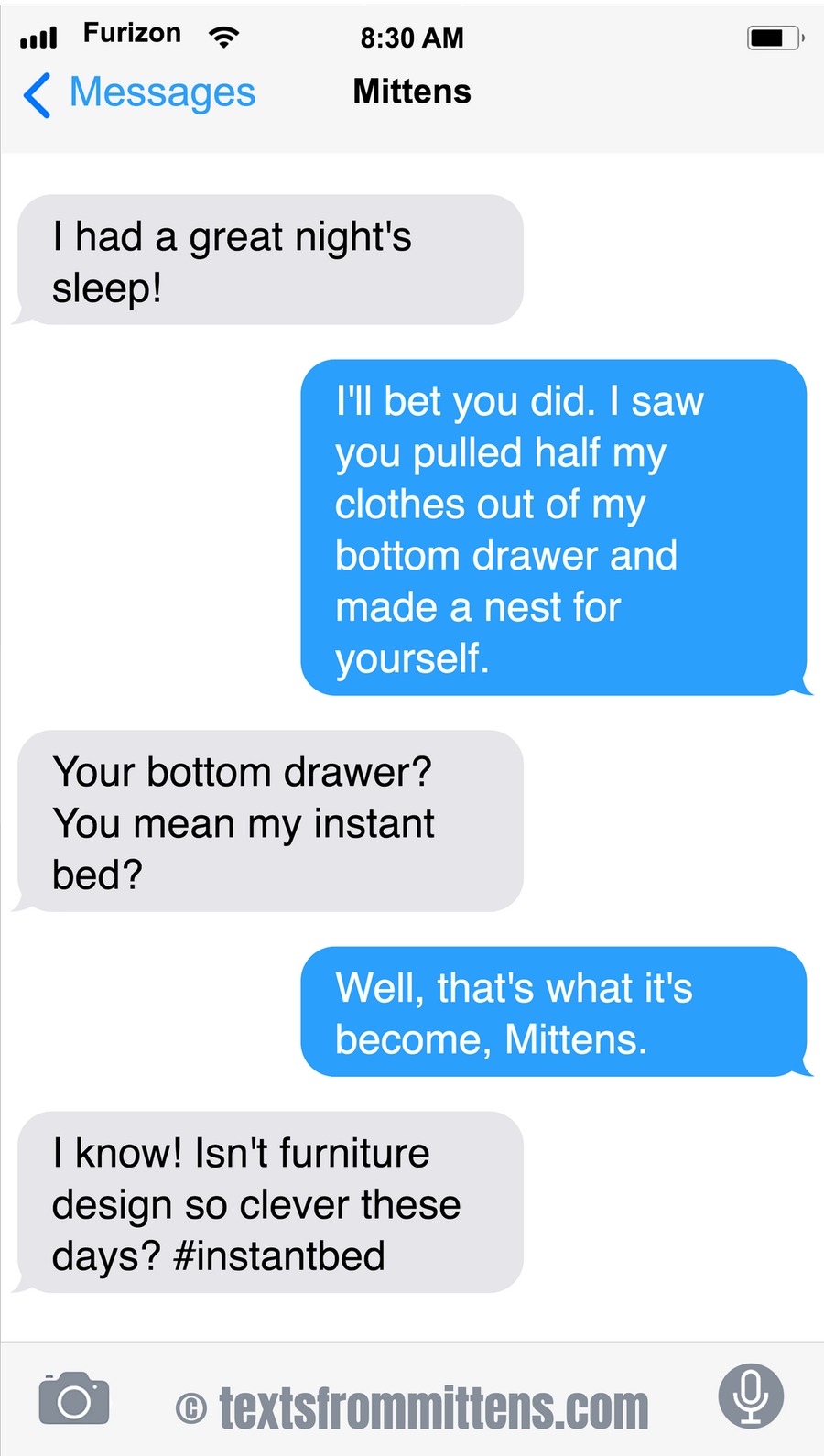 Texts From Mittens by Angie Bailey on Sun, 25 May 2025