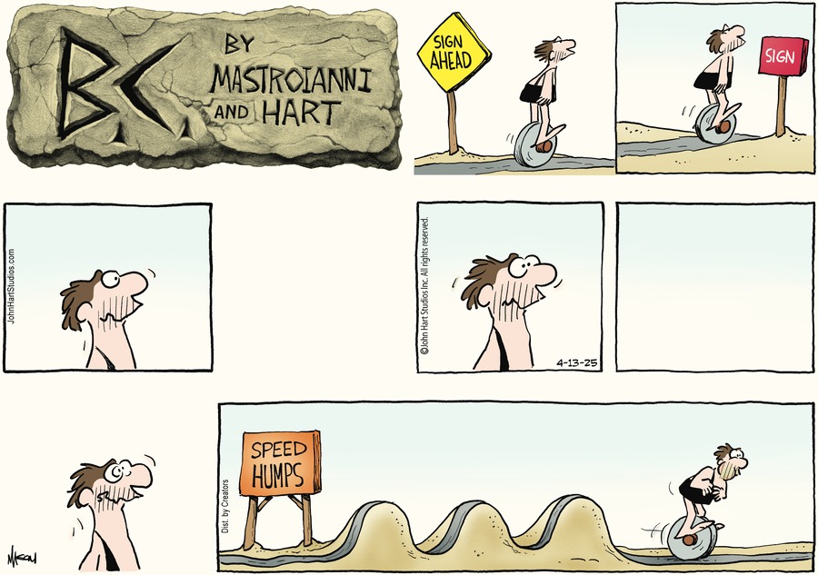 B.C. by Johnny Hart on Sun, 13 Apr 2025