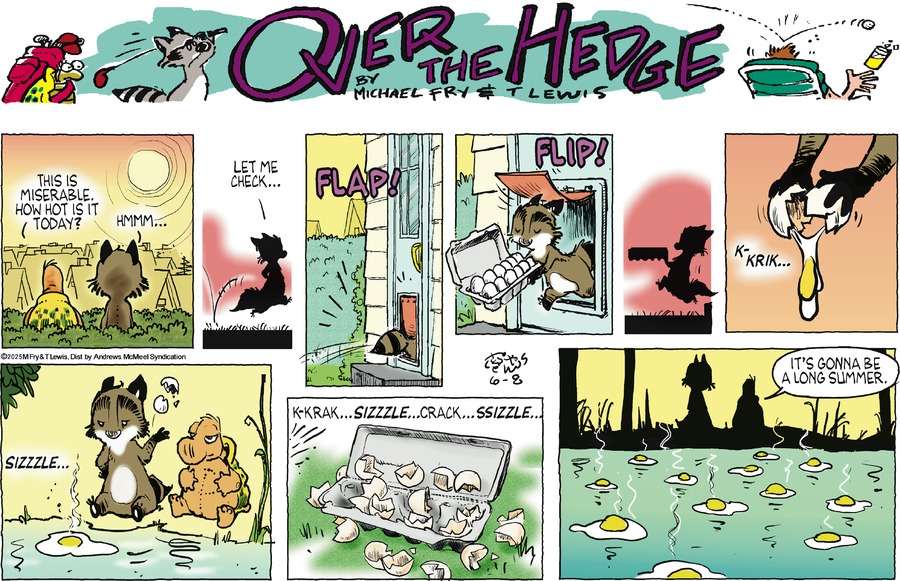 Over the Hedge by Michael Fry and T Lewis on Sun, 08 Jun 2025