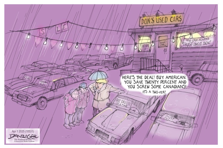 Jeff Danziger by Jeff Danziger on Thu, 03 Apr 2025