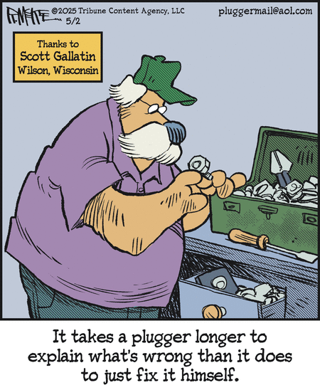 Pluggers by Rick McKee on Fri, 02 May 2025