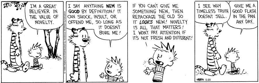 Calvin and Hobbes by Bill Watterson on Tue, 20 May 2025