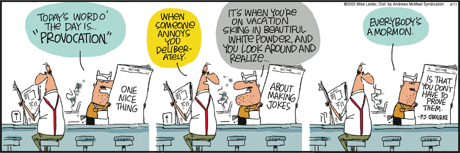 Mike du Jour by Mike Lester on Fri, 11 Apr 2025