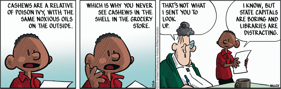 Frazz by Jef Mallett on Fri, 11 Apr 2025