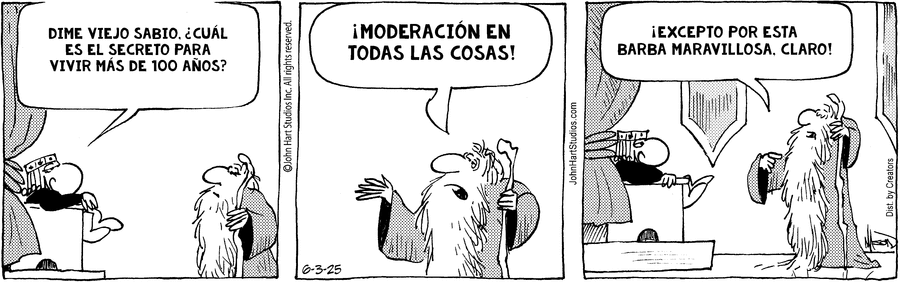 Wizard of Id en Español by Parker and Hart on Tue, 03 Jun 2025