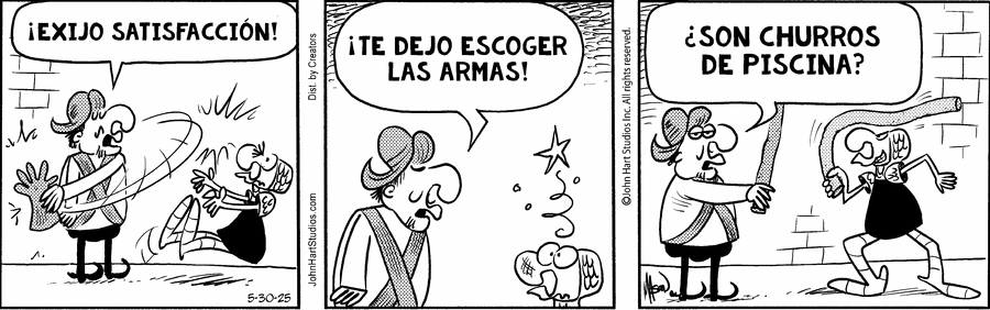 Wizard of Id en Español by Parker and Hart on Fri, 30 May 2025