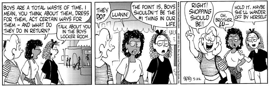 Luann Againn by Greg Evans on Thu, 22 May 2025