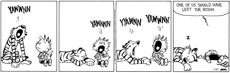 Calvin and Hobbes by Bill Watterson on Wed, 21 May 2025