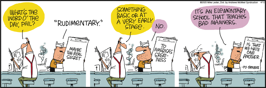 Mike du Jour by Mike Lester on Sat, 12 Apr 2025