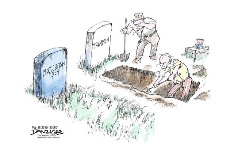 Jeff Danziger by Jeff Danziger on Sat, 29 Mar 2025