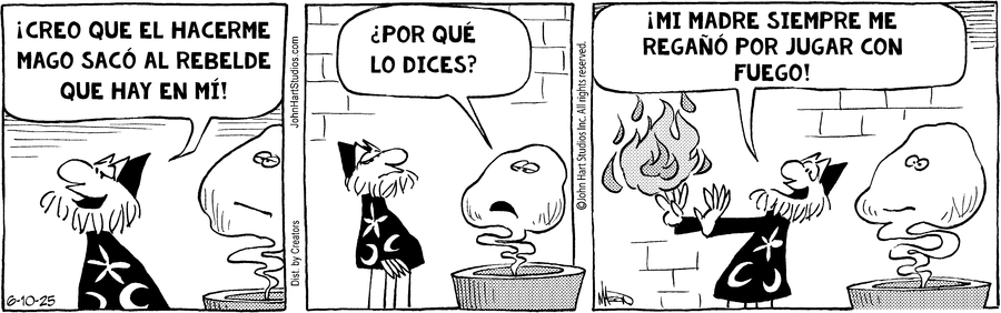 Wizard of Id en Español by Parker and Hart on Tue, 10 Jun 2025