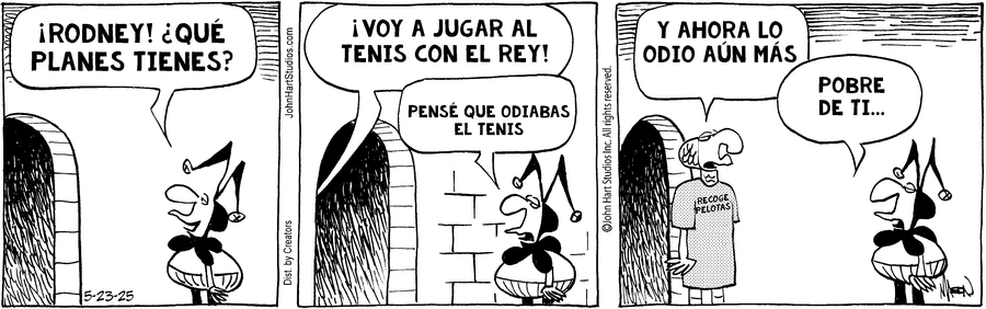 Wizard of Id en Español by Parker and Hart on Fri, 23 May 2025