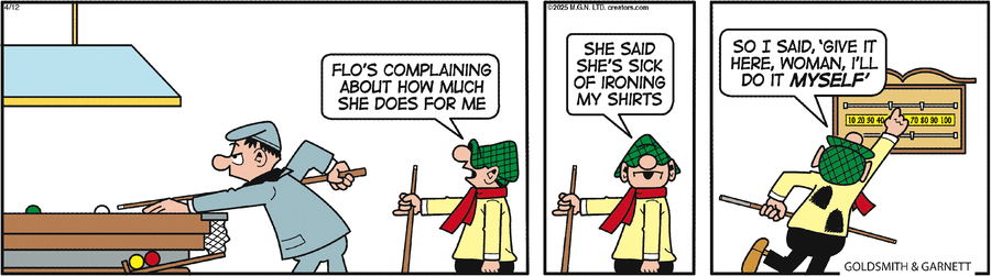 Andy Capp by Reg Smythe on Sat, 12 Apr 2025