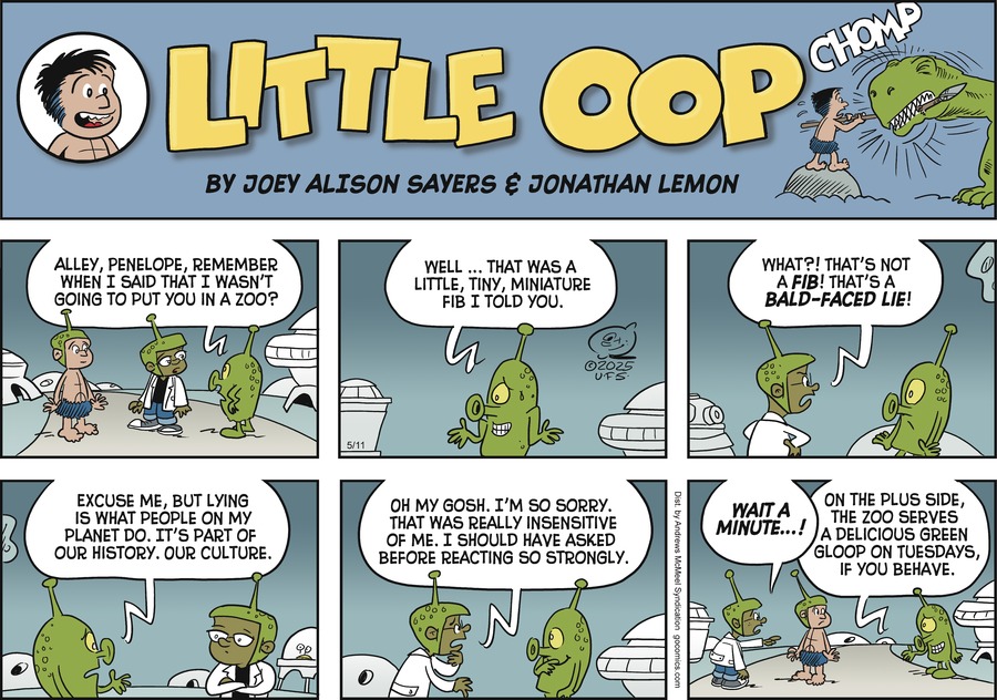 Alley Oop by Jonathan Lemon and Joey Alison Sayers on Sun, 11 May 2025