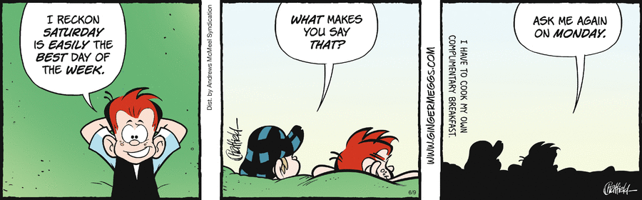 Ginger Meggs by Jason Chatfield on Mon, 09 Jun 2025