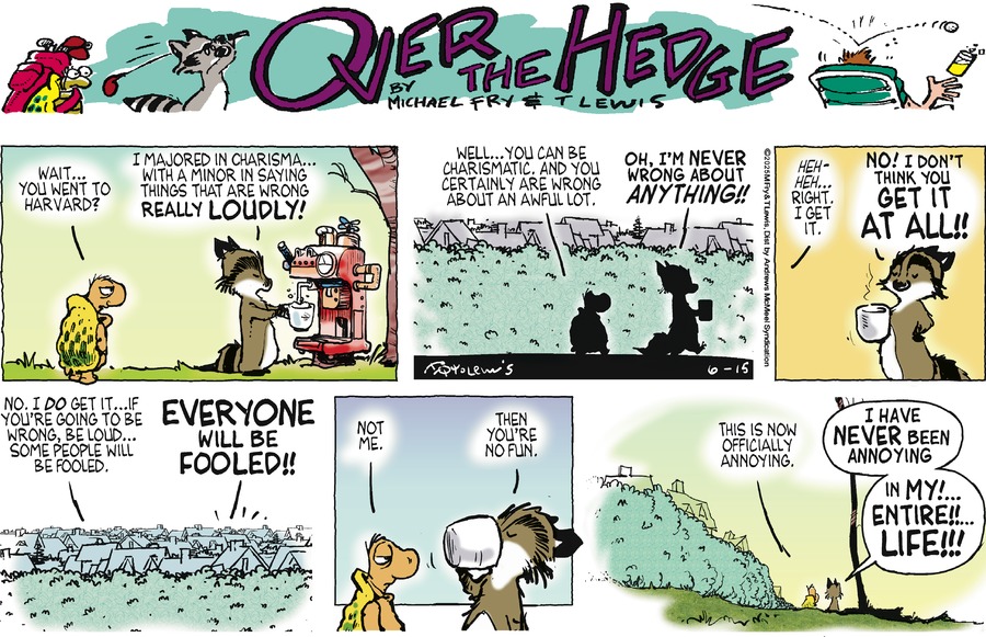 Over the Hedge by Michael Fry and T Lewis on Sun, 15 Jun 2025