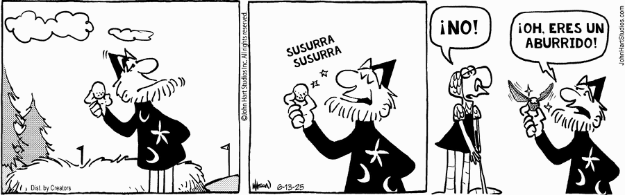 Wizard of Id en Español by Parker and Hart on Fri, 13 Jun 2025