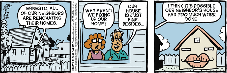 La Cucaracha by Lalo Alcaraz on Tue, 27 May 2025