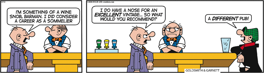 Andy Capp by Reg Smythe on Thu, 10 Apr 2025