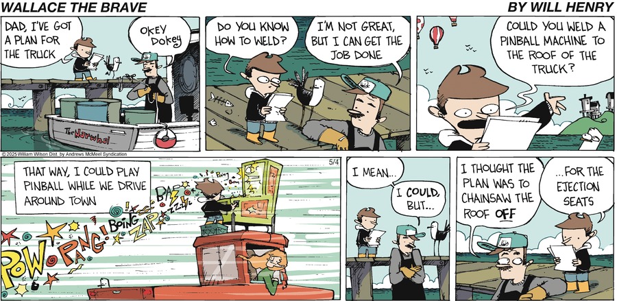 Wallace the Brave by Will Henry on Sun, 04 May 2025