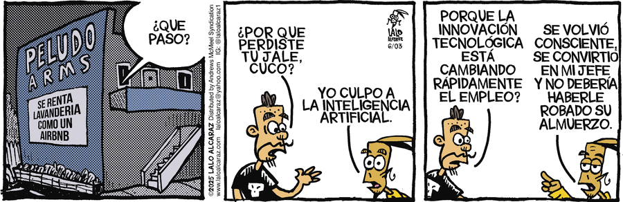 La Cucaracha en Español by Lalo Alcaraz on Tue, 03 Jun 2025