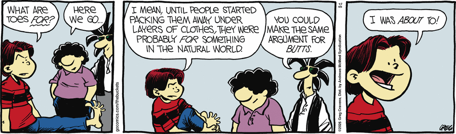 The Buckets by Greg Cravens  on Mon, 07 Apr 2025