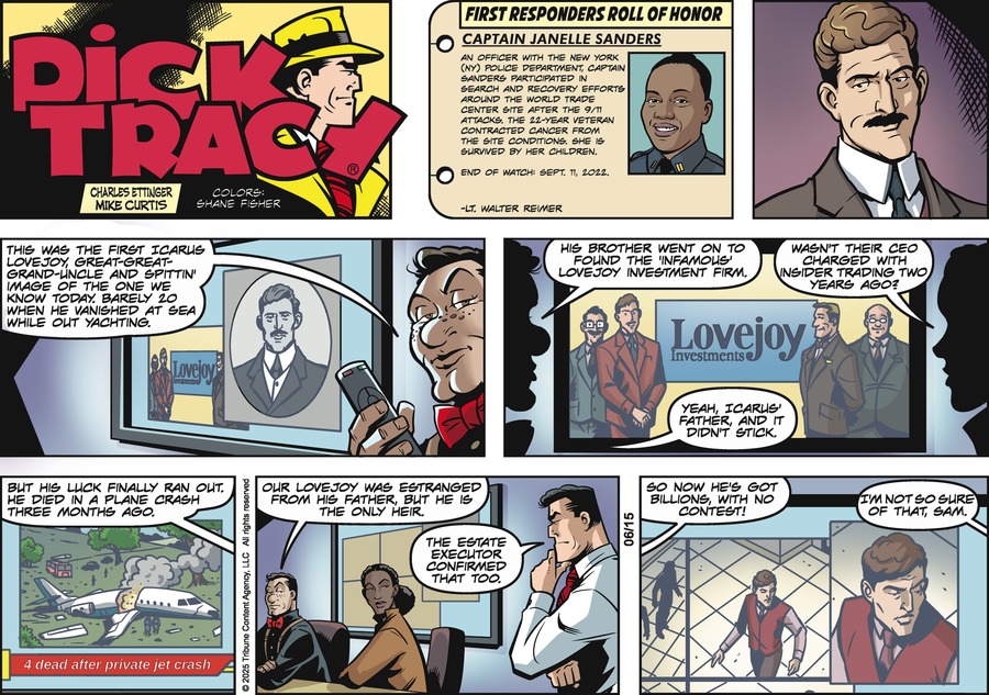 Dick Tracy by Charles Ettinger and Joe Staton and Mike Curtis on Sun, 15 Jun 2025