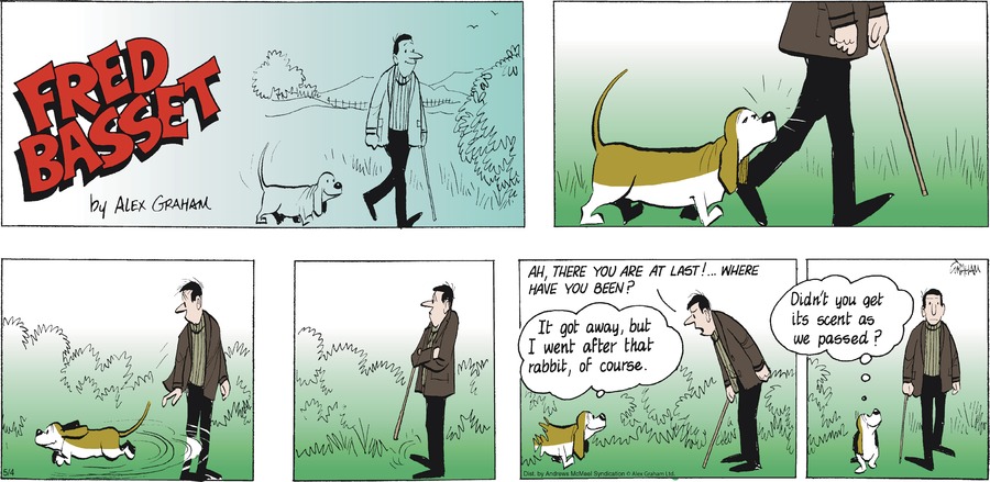 Fred Basset by Alex Graham on Sun, 04 May 2025