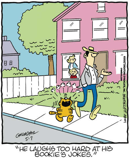 Heathcliff by Peter Gallagher and George Gately on Wed, 07 May 2025