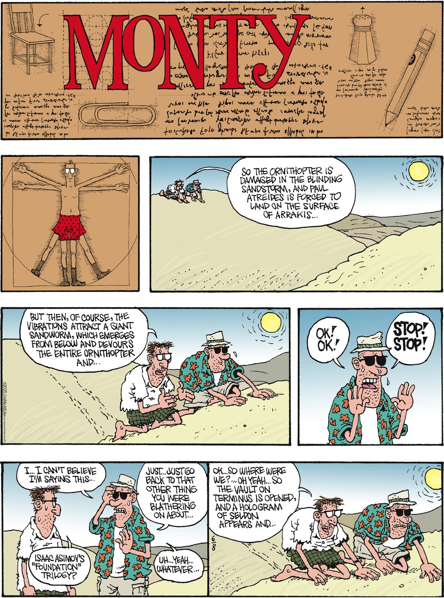 Monty by Jim Meddick  on Sun, 08 Jun 2025