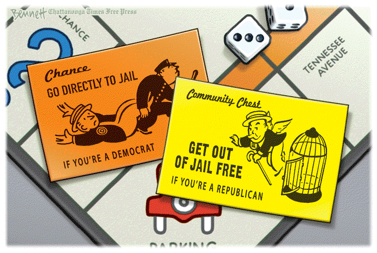 Corner of Monopoly board showing a 