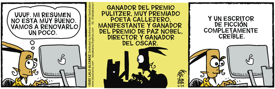 La Cucaracha en Español by Lalo Alcaraz on Wed, 04 Jun 2025