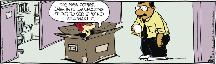 The Buckets by Greg Cravens  on Tue, 08 Apr 2025