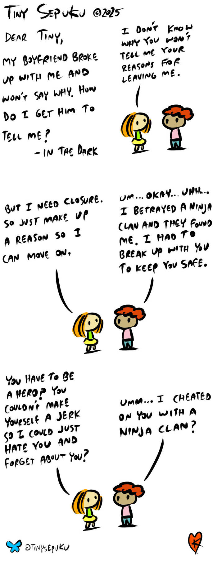Tiny Sepuku by Ken Cursoe on Mon, 02 Jun 2025