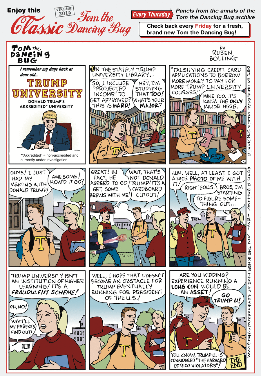 Tom the Dancing Bug by Ruben Bolling on Thu, 29 May 2025