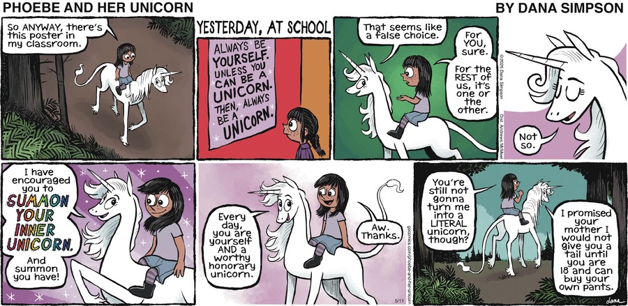 Phoebe and Her Unicorn by Dana Simpson on Sun, 11 May 2025